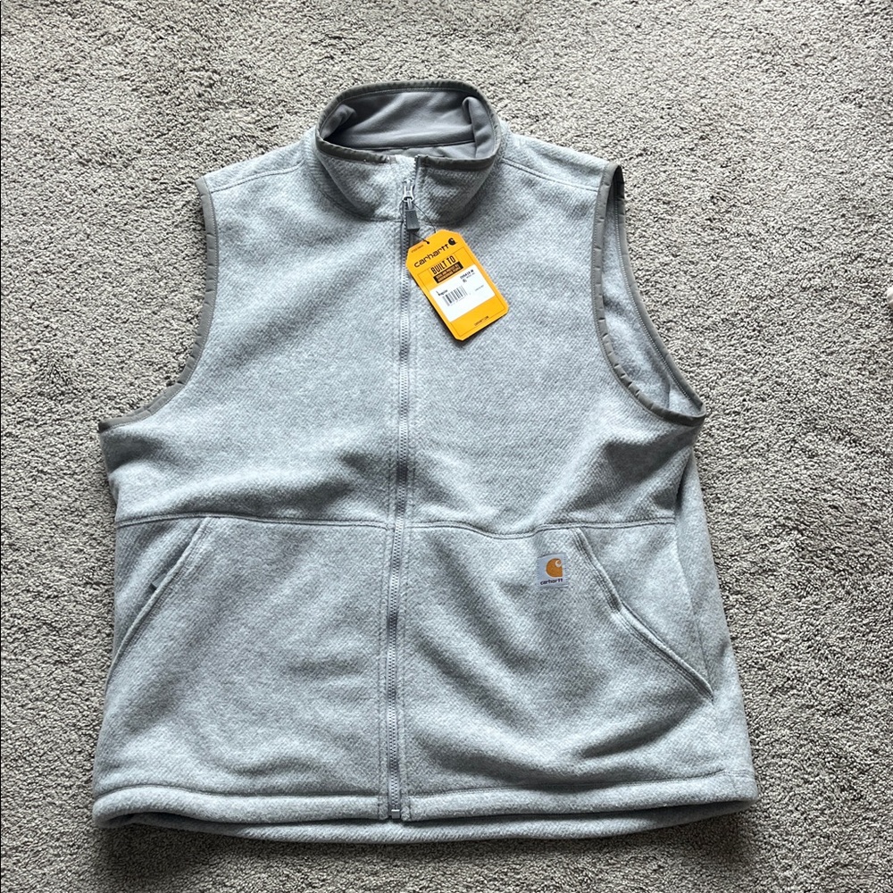 NWT Carhartt Full Zip Fleece Vest